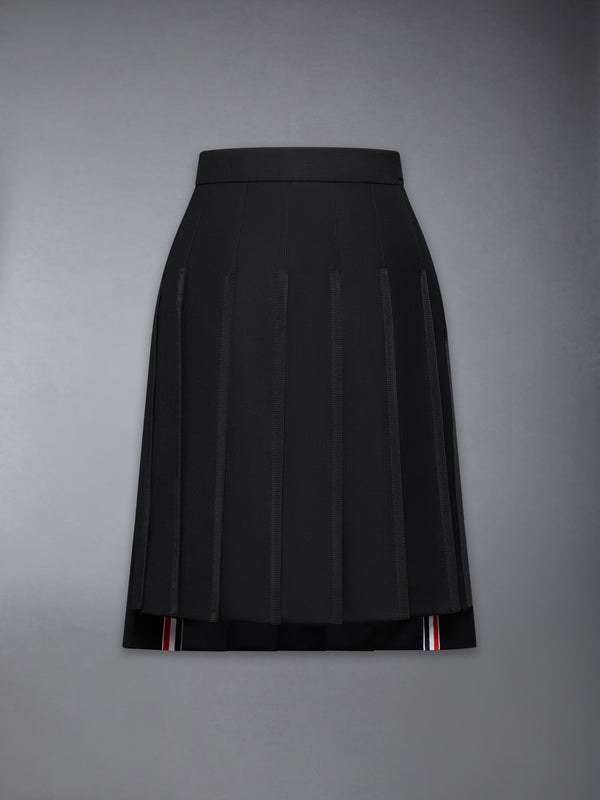 SUPER 120'S TWILL PLEATED SKIRT - featured image