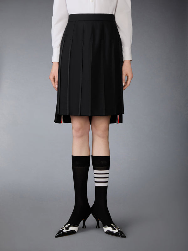 SUPER 120'S TWILL PLEATED SKIRT - image 1