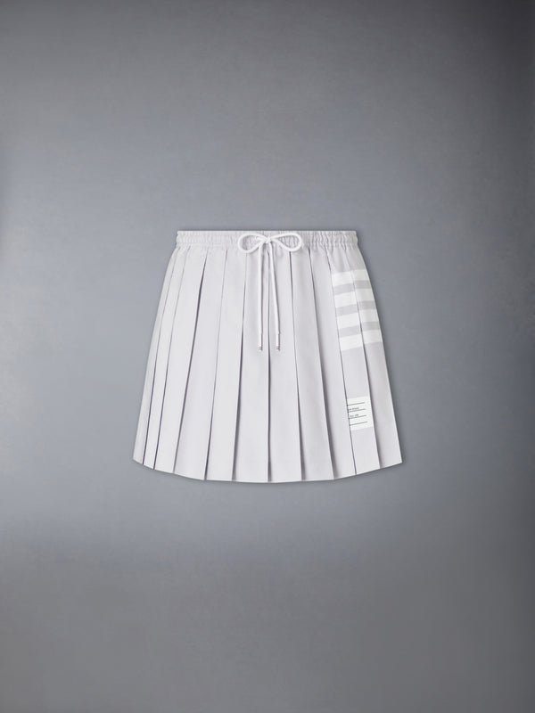 OXFORD 4-BAR DRAWSTRING PLEATED MINI SKIRT - featured image