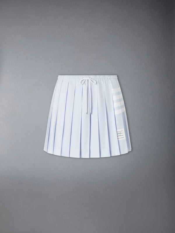 OXFORD 4-BAR DRAWSTRING PLEATED MINI SKIRT - featured image