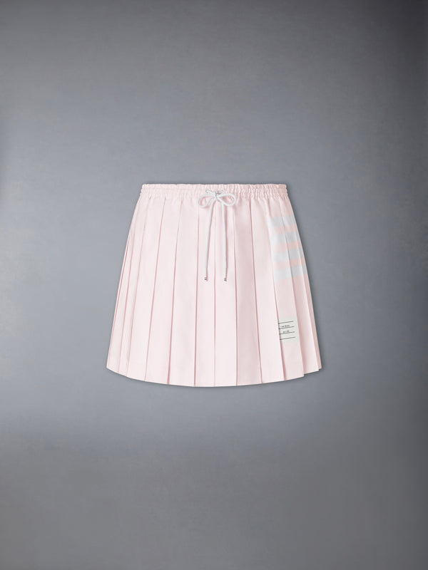 OXFORD 4-BAR DRAWSTRING PLEATED MINI SKIRT - featured image