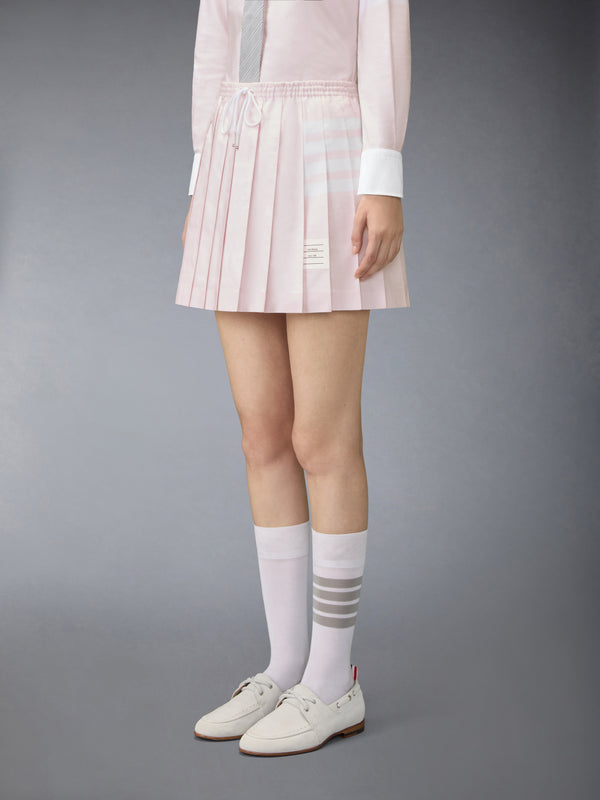 OXFORD 4-BAR DRAWSTRING PLEATED MINI SKIRT - image 2