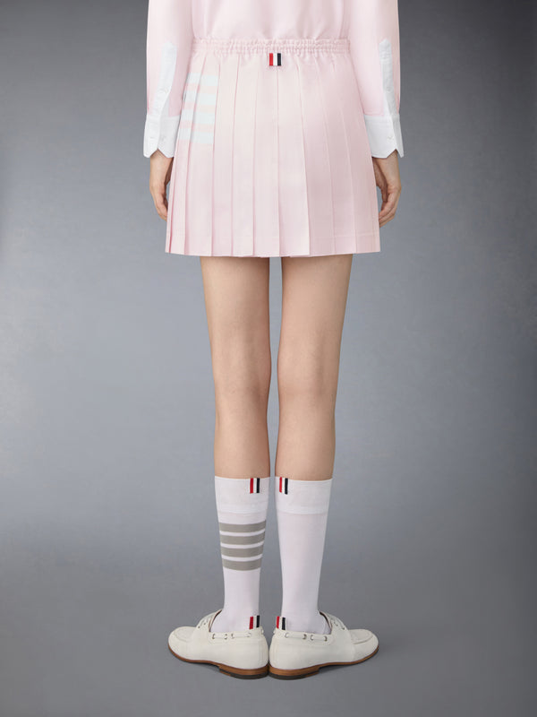 OXFORD 4-BAR DRAWSTRING PLEATED MINI SKIRT - image 3