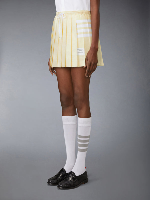 OXFORD 4-BAR DRAWSTRING PLEATED MINI SKIRT - image 2
