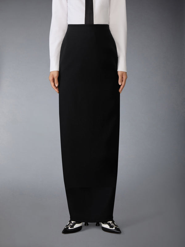 WHIPCORD HOBBLE MAXI SKIRT - image 1