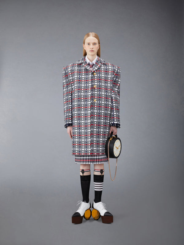 GROSGRAIN TWEED LOW WAIST SKIRT - image 4