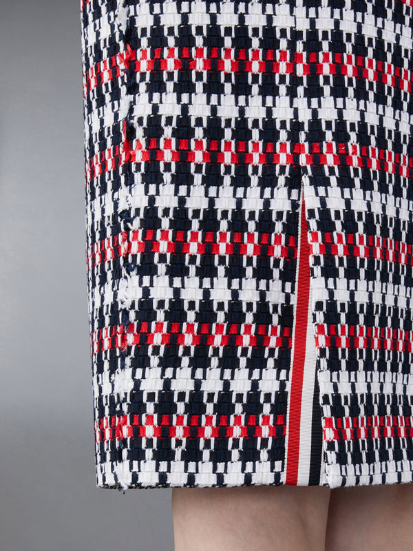 GROSGRAIN TWEED LOW WAIST SKIRT - image 5