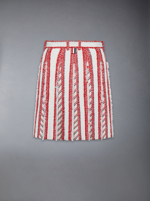RIBBON TWEED LOW RISE PLEATED SKIRT - image 7