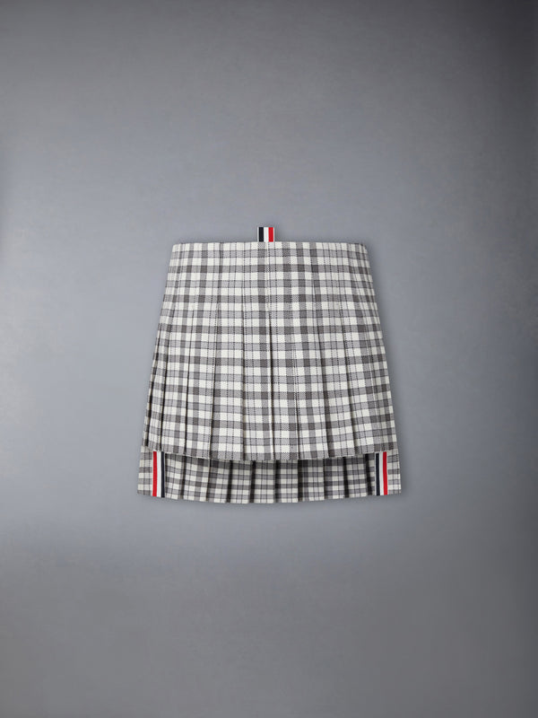 GUNCLUB HEAVY TWILL LOW RISE PLEATED MINI SKIRT - featured image