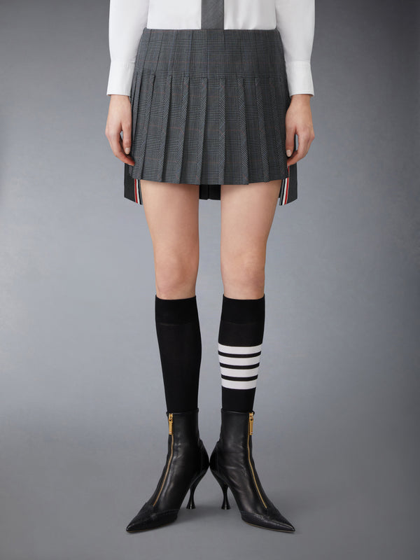ハイツイストウール ローライズ プリーツ ミニスカート - image 1