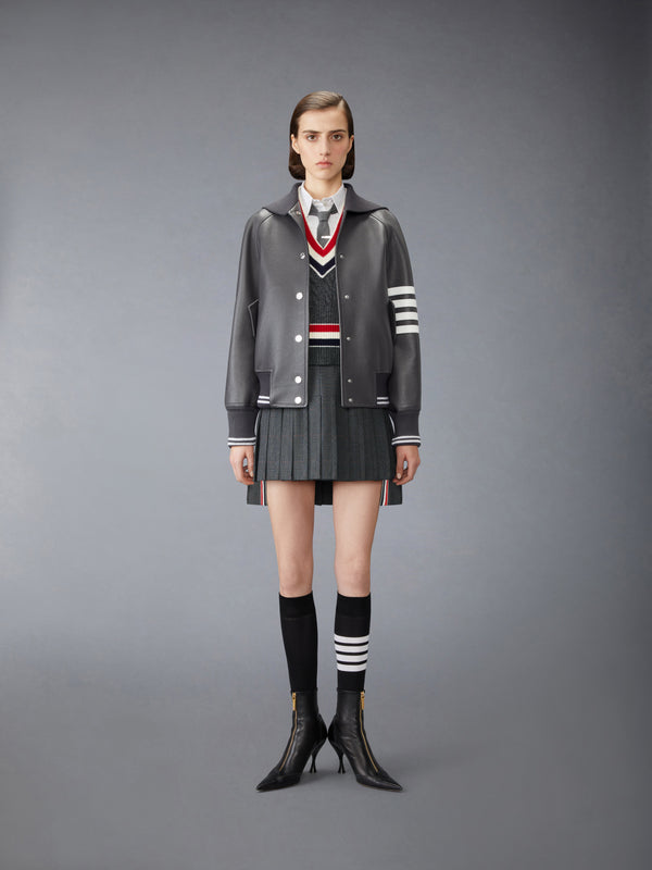 ハイツイストウール ローライズ プリーツ ミニスカート - image 4