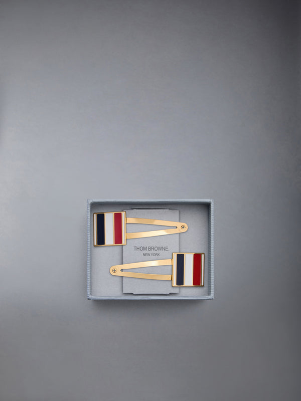 2-PAIR RWB FLAG HAIR CLIPS - image 4