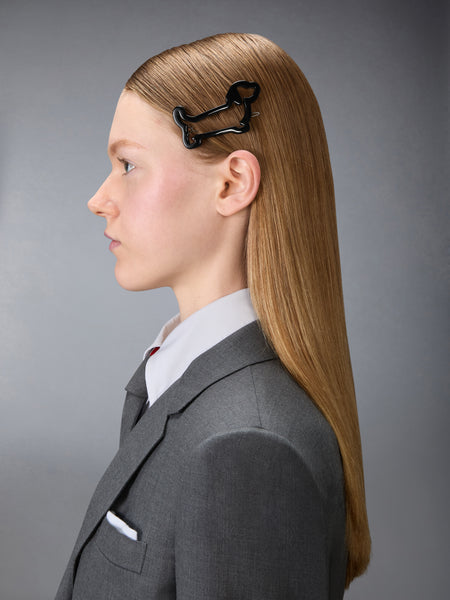 ACETATE HECTOR HAIR CLIP BLACK