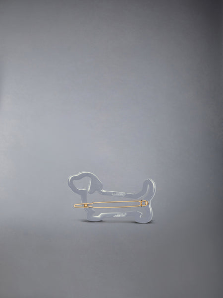 ACETATE HECTOR HAIR CLIP MED GREY