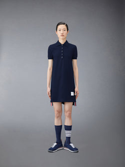 PIQUE RWB STRIPE POLO DRESS