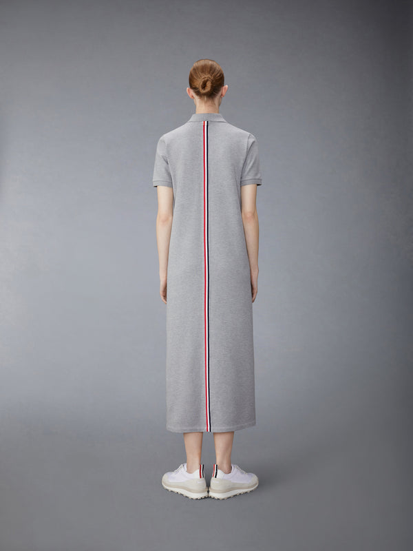 PIQUE RWB STRIPE POLO MIDI DRESS - image 3