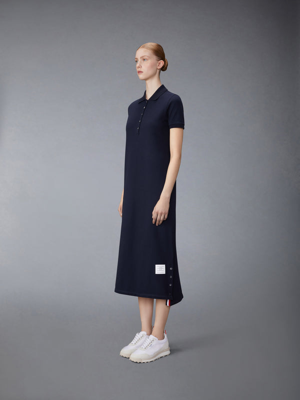 PIQUE RWB STRIPE POLO MIDI DRESS - image 2