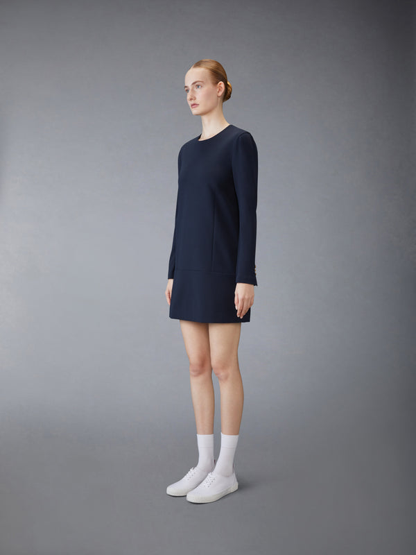 WOOL TECH MILANO MINI SHIFT DRESS - image 2