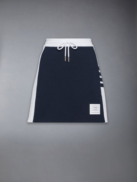 CLASSIC 4-BAR JERSEY MINI SKIRT NAVY