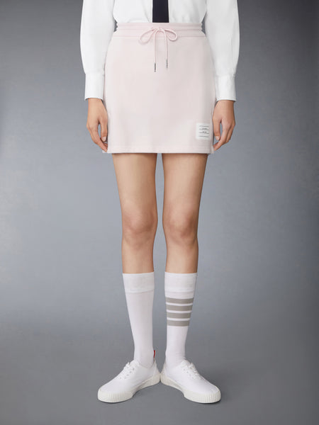 CLASSIC 4-BAR JERSEY MINI SKIRT LIGHT PINK