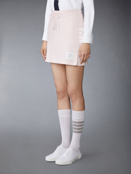 CLASSIC 4-BAR JERSEY MINI SKIRT LIGHT PINK