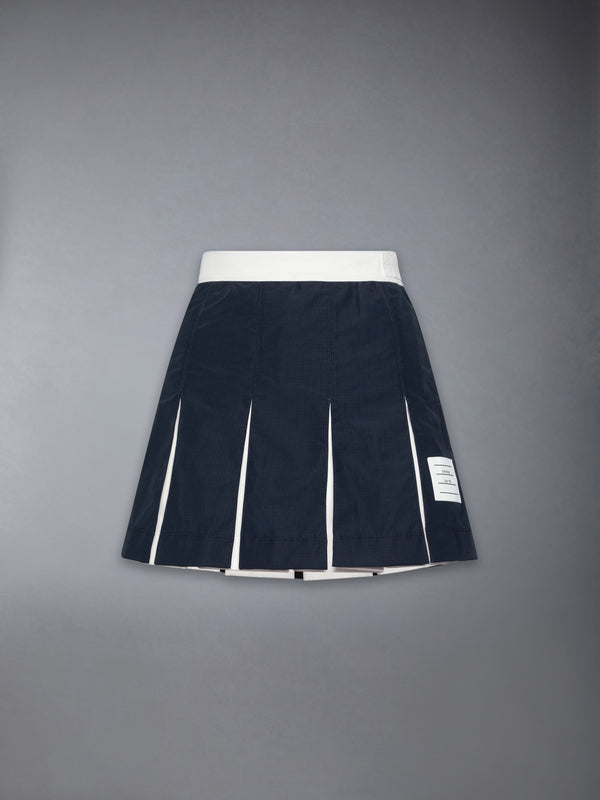 RIPSTOP BOX PLEAT MINI SKIRT - featured image