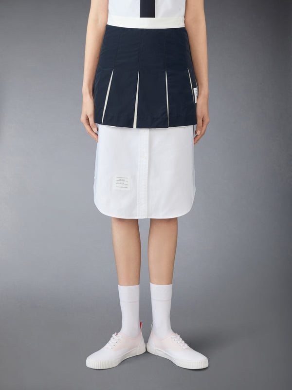 RIPSTOP BOX PLEAT MINI SKIRT - image 1