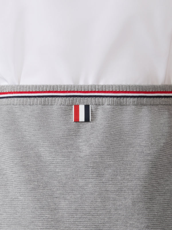 COTTON WAFFLE MINI WRAP SKIRT - image 6