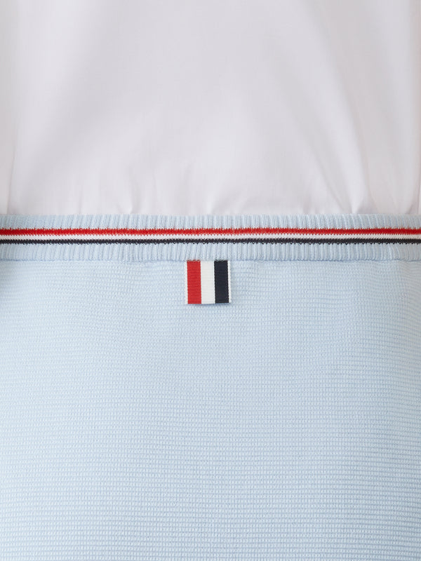 COTTON WAFFLE MINI WRAP SKIRT - image 6
