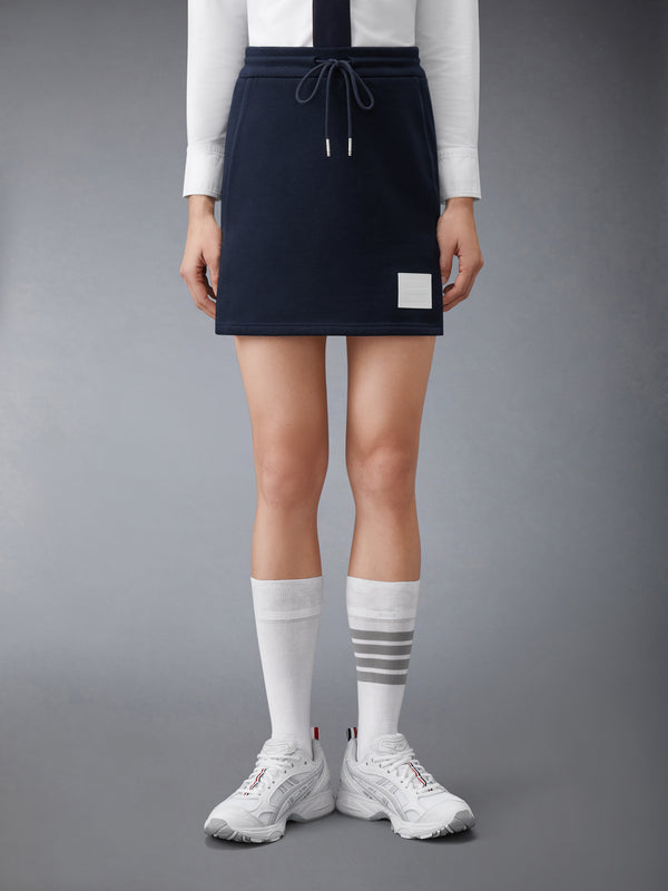 클래식 루프백 저지 미니 스커트 - image 2