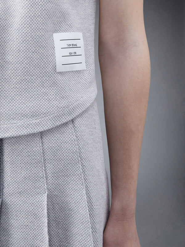 Fun-Mix Textured Cotton Tuck Sleeveless Polo - image 6