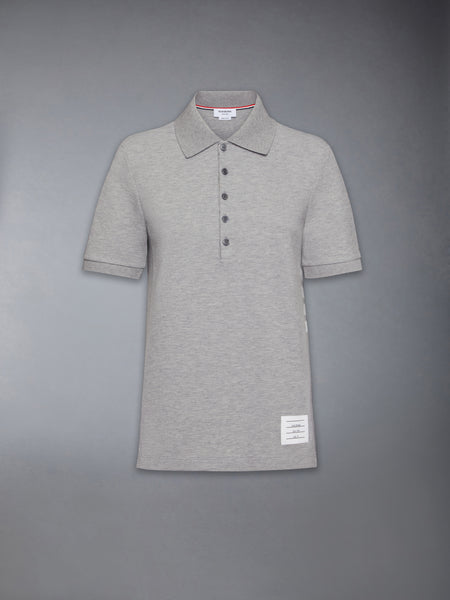 CLASSIC PIQUE 4-BAR POLO LT GREY