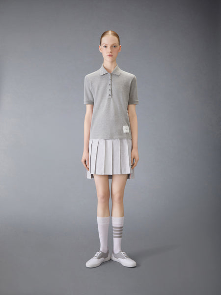 CLASSIC PIQUE 4-BAR POLO LT GREY