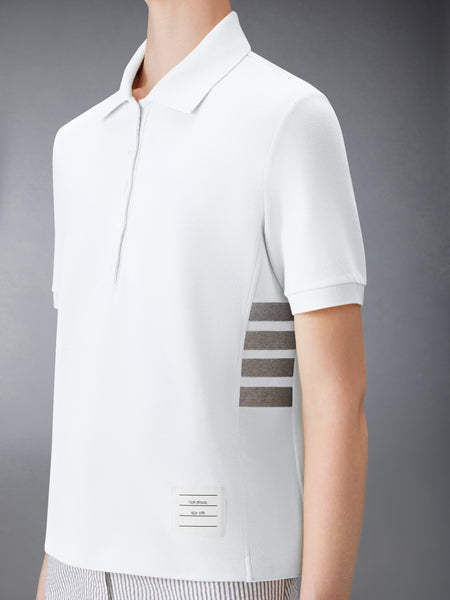 CLASSIC PIQUE 4-BAR POLO WHITE