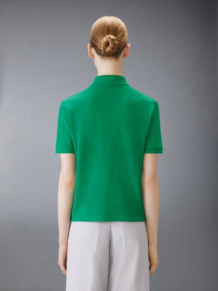 CLASSIC PIQUE 4-BAR POLO LT GREEN