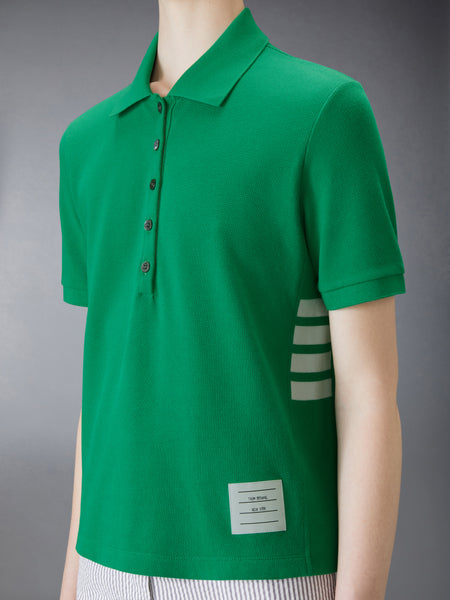 CLASSIC PIQUE 4-BAR POLO LT GREEN
