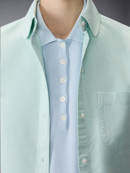 CLASSIC PIQUE 4-BAR POLO LIGHT BLUE