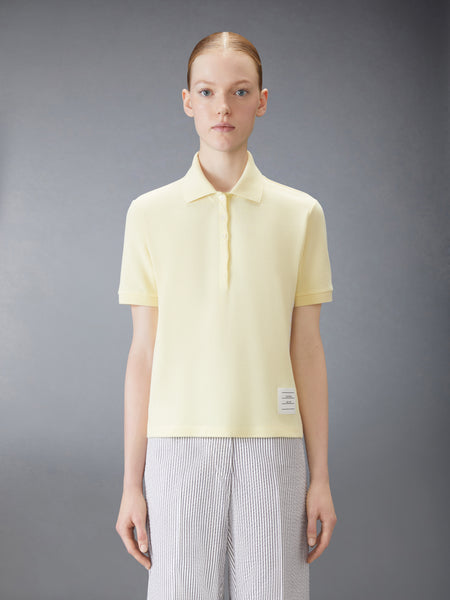 CLASSIC PIQUE 4-BAR POLO YELLOW