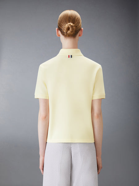 CLASSIC PIQUE 4-BAR POLO YELLOW