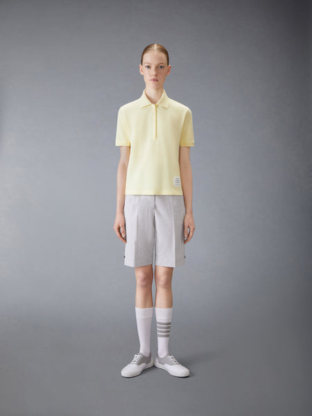 CLASSIC PIQUE 4-BAR POLO YELLOW