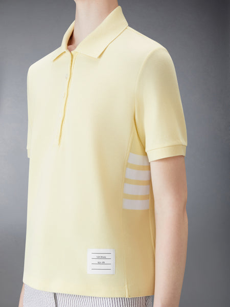 CLASSIC PIQUE 4-BAR POLO YELLOW