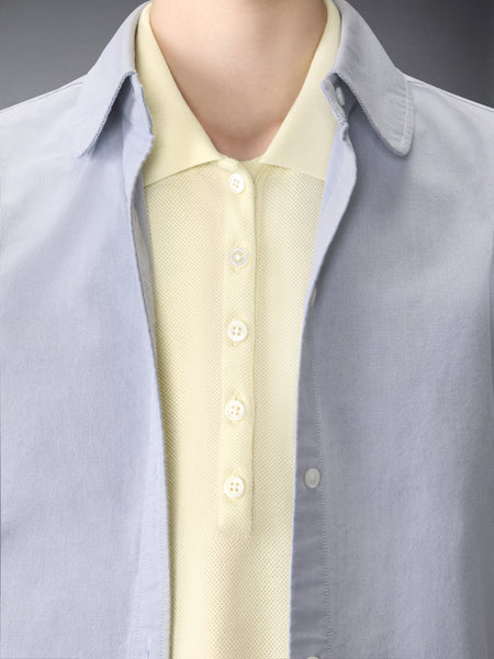 CLASSIC PIQUE 4-BAR POLO YELLOW
