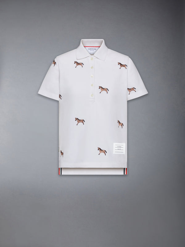 LUNAR NEW YEAR PIQUE HORSE EMBROIDERY POLO - featured image