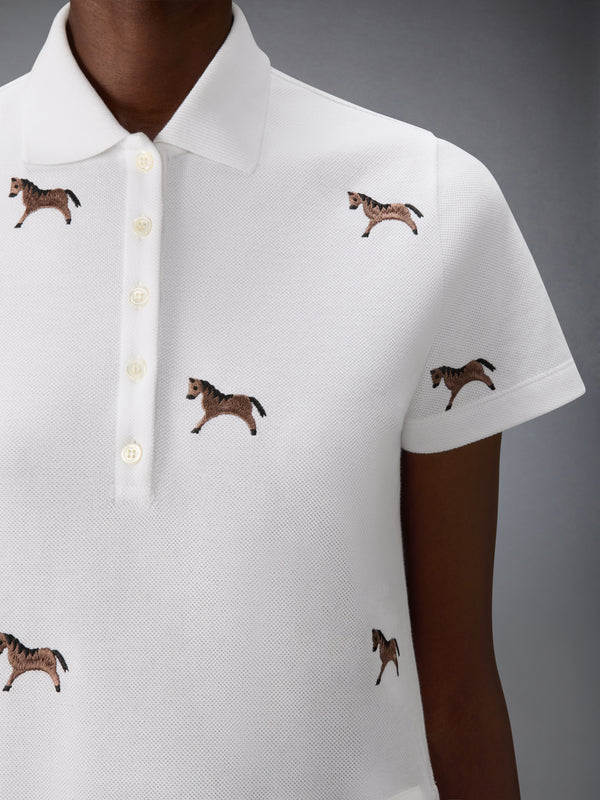 LUNAR NEW YEAR PIQUE HORSE EMBROIDERY POLO - image 5
