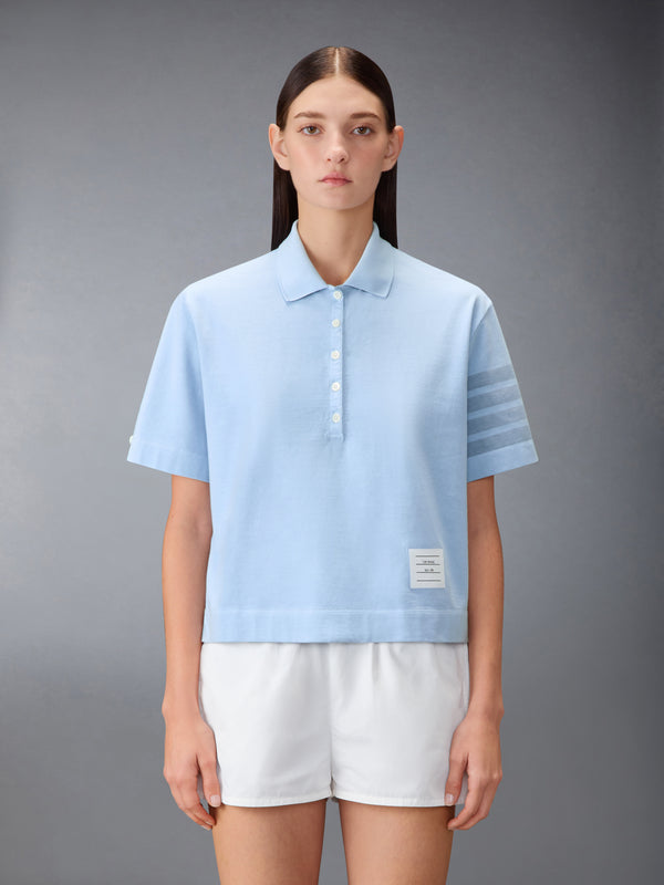 OVERDYED 4-BAR JERSEY POLO - image 1