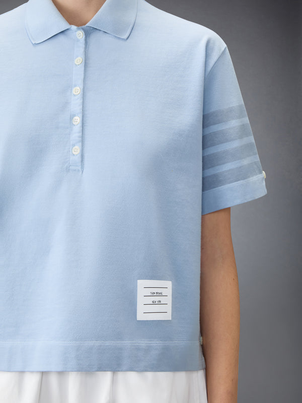 OVERDYED 4-BAR JERSEY POLO - image 4
