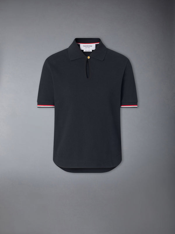 PIQUE KEYHOLE POLO - featured image