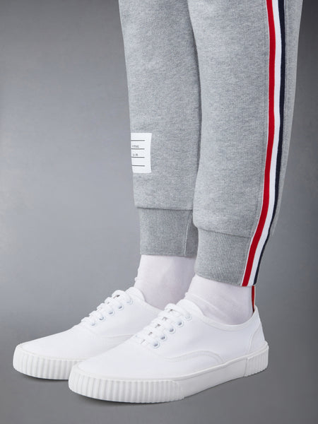 CLASSIC LOOPBACK STRIPE SWEATPANTS LT GREY