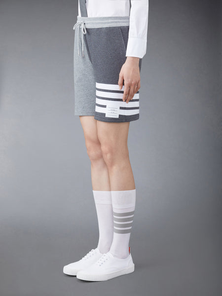 FUNMIX CLASSIC LOOPBACK 4-BAR SHORTS TONAL GREY