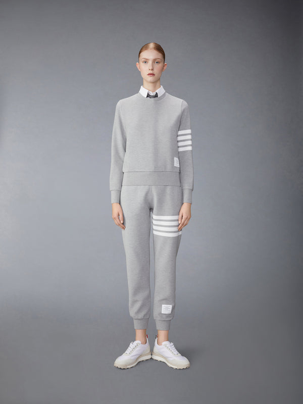 COTTON OTTOMAN RIB 4-BAR SWEATPANTS - image 4